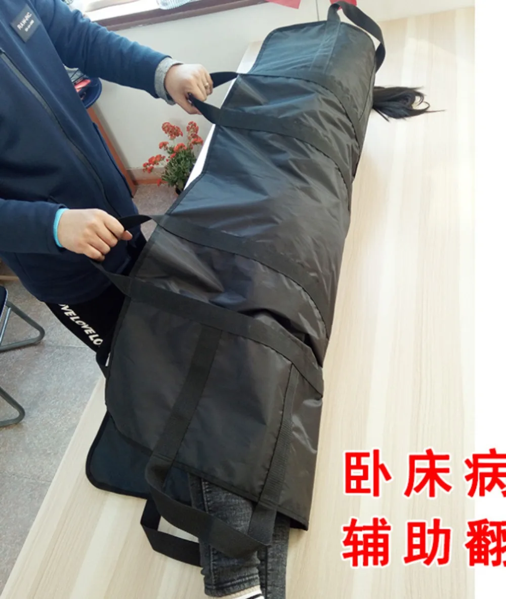 Portable Patients Transfer Belt Positioning Bed Pad Lift Sling Transfer Mat Nylon Elderly Disabled Slide Sheet Reusable Washable 4