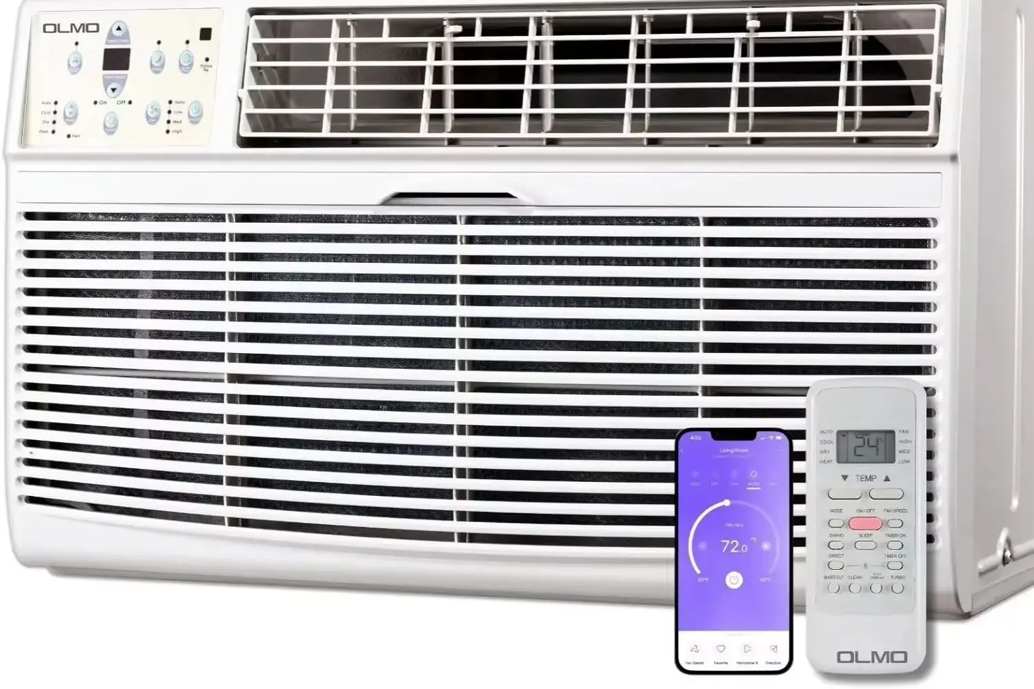 12000 BTU 115V Through-the-Wall Air Conditioner with Remote Control And Built-in Smart Cooling Kit WiFi Enabled for Home Use 1 12000 BTU 115V Through-the-Wall Air Conditioner with Remote Control And Built-in Smart Cooling Kit WiFi Enabled for Home Use 1