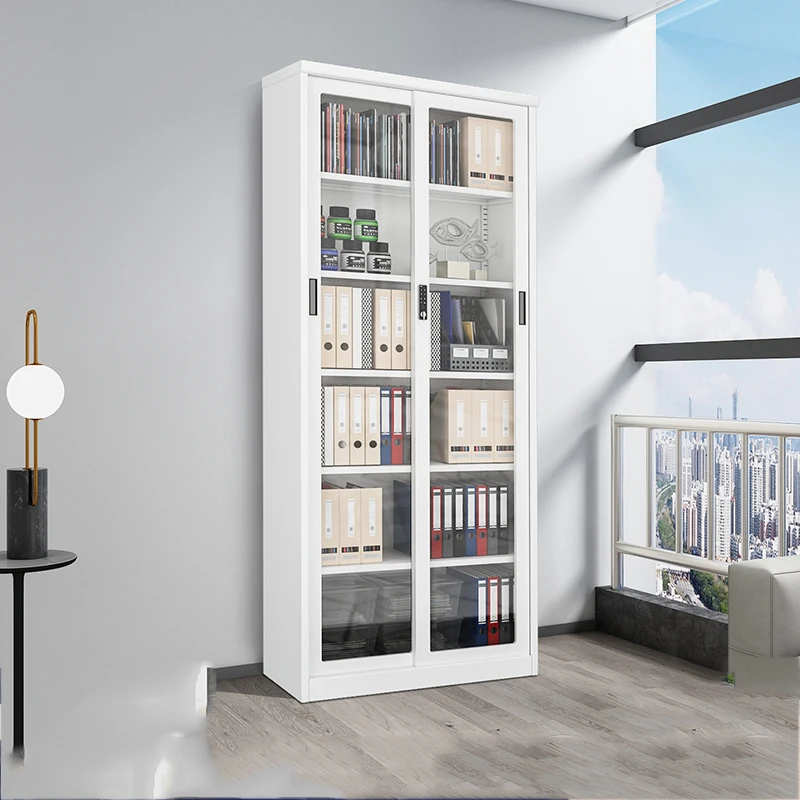 

Metal Books Corner Bookcase Storage Filing Display White Magazine Bookshelf Living Room Minimalist Estanterias Furniture XY50BCC