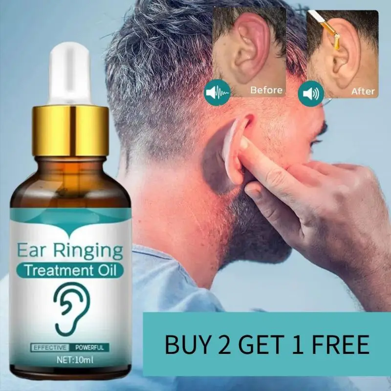 

Ear Ringing Relieving Drops Relieve Deafness Tinnitus Itching Earache Health Care Treatment Ear Hard Hearing Tinnitus Oil 10ml