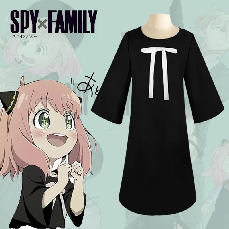 

New Comic SPY FAMILY Fan Anime Around Anya Forger Two-Dimensional Japanese Cosplay Daily Children's Dress