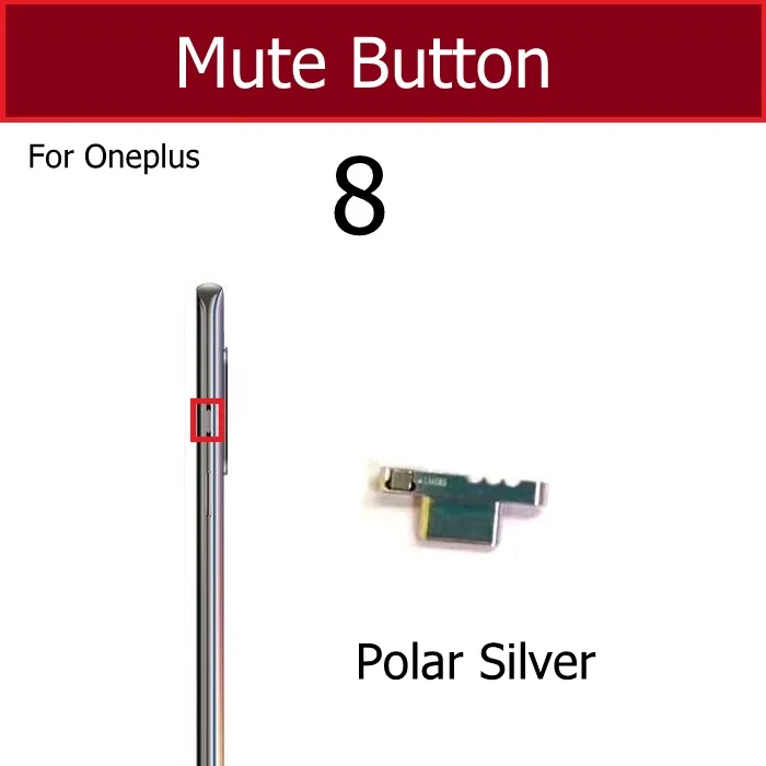 Enhanced Side Audio and Power Button Set for Oneplus - Replacement Keypad Repair Parts