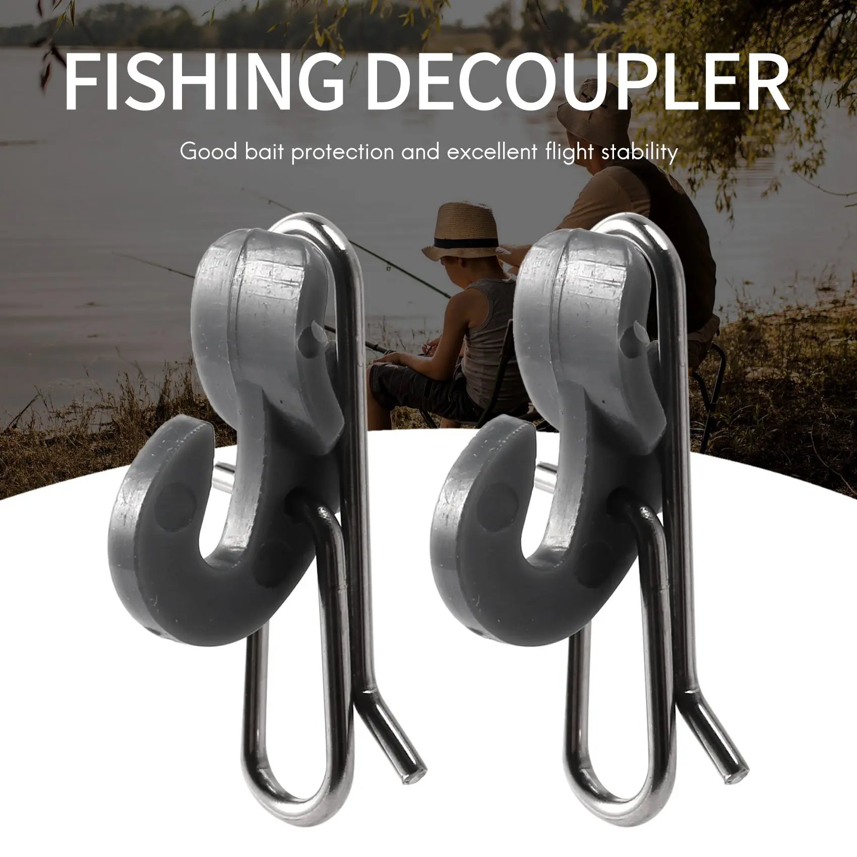 Sea Fishing Tackle Impact Clips Splash Down Solo Sea Fishing Bait Clip 10Pcs
