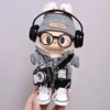 New Labubu Clothes | Universal Hoodie Set with Camera & Headphone