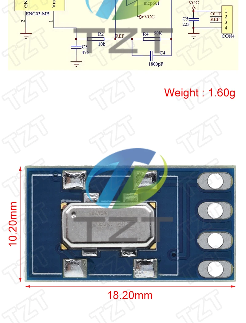 TZT 1/3PCS GY-35-RC ENC-03RC Einzelsensormodul für Arduino – Detail 2