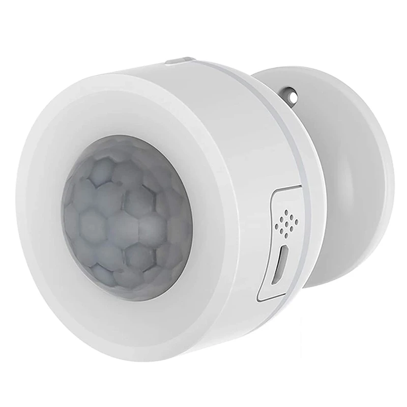 Sensori Di Movimento Pir Intelligenti, Rilevatore Di Movimento Wifi Con Sensore Di Temperatura E Umidità, Compatibile Con Alexa,Google Home