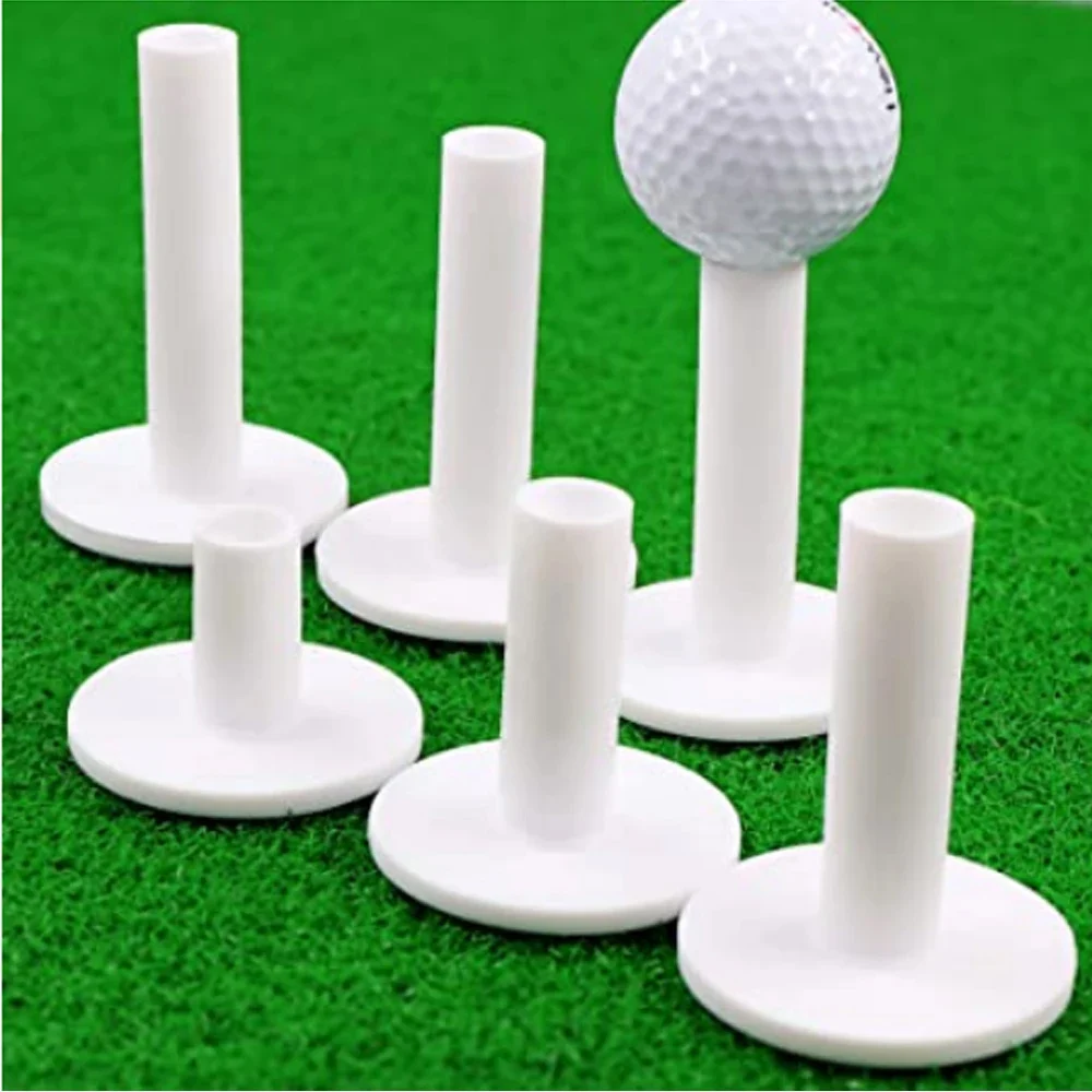 Description Picture 6 of item5Pcs Plastic Golf Tees Sports Ball Tees Holder Durable Golf Mat Training Practice Accessories 8 Sizes
