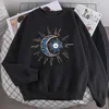 New Vintage Devil's Eye Printing Graphic Hoodie Women Autumn Casual Street Fashion Loose Soft Y2K Streetwear Long Sleeve Clothes 3