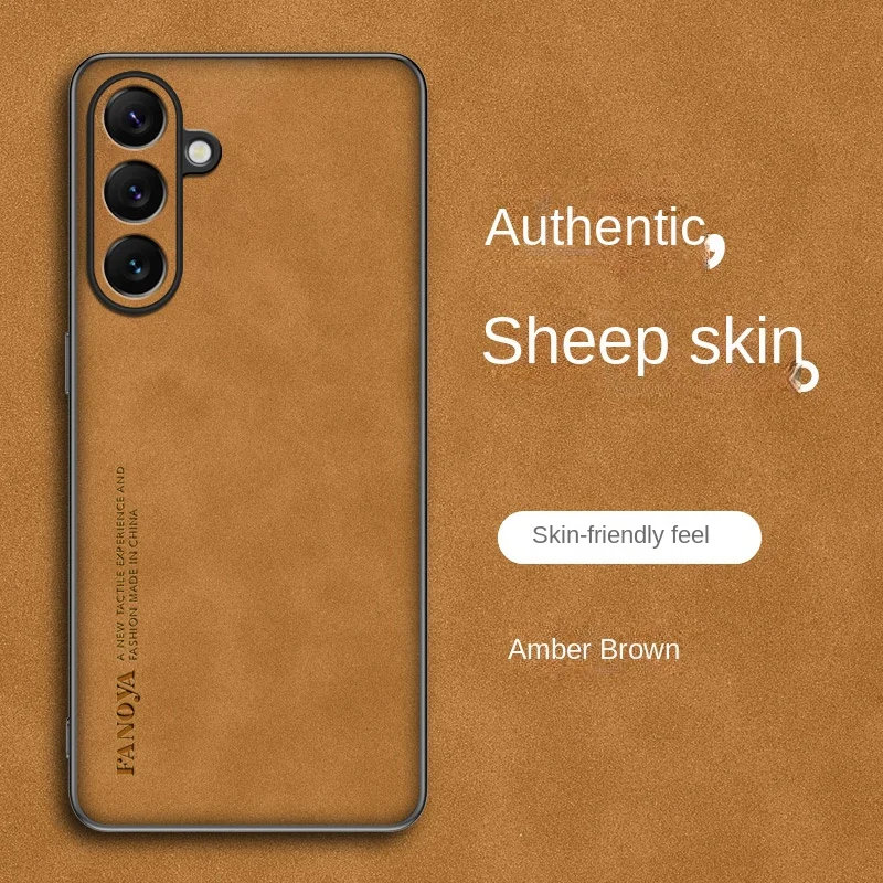 Premium PU Leather Matte Phone Case with Silicone Bumper