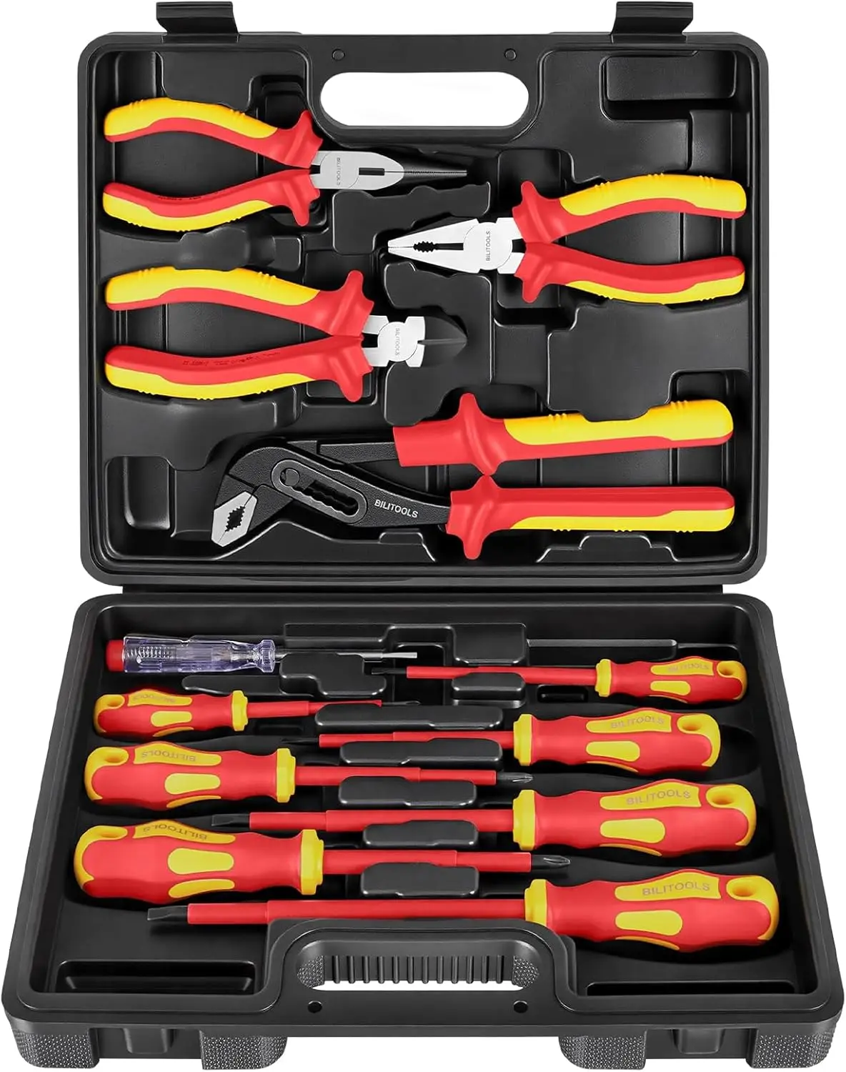 Insulated 1000V Screwdriver And Pliers Set image 1