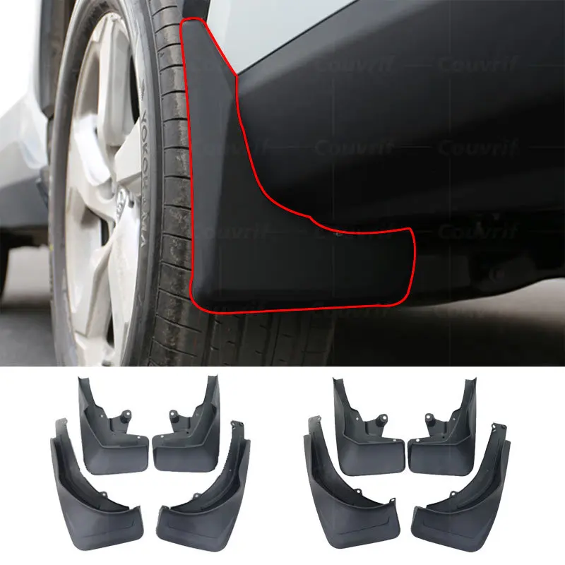 

4PCS Car Tire Fender Mud Flap For Mercedes-Benz GLE 350/320/400/450 2020 Anti-splash Splash Guards Auto Exterior Mudguards