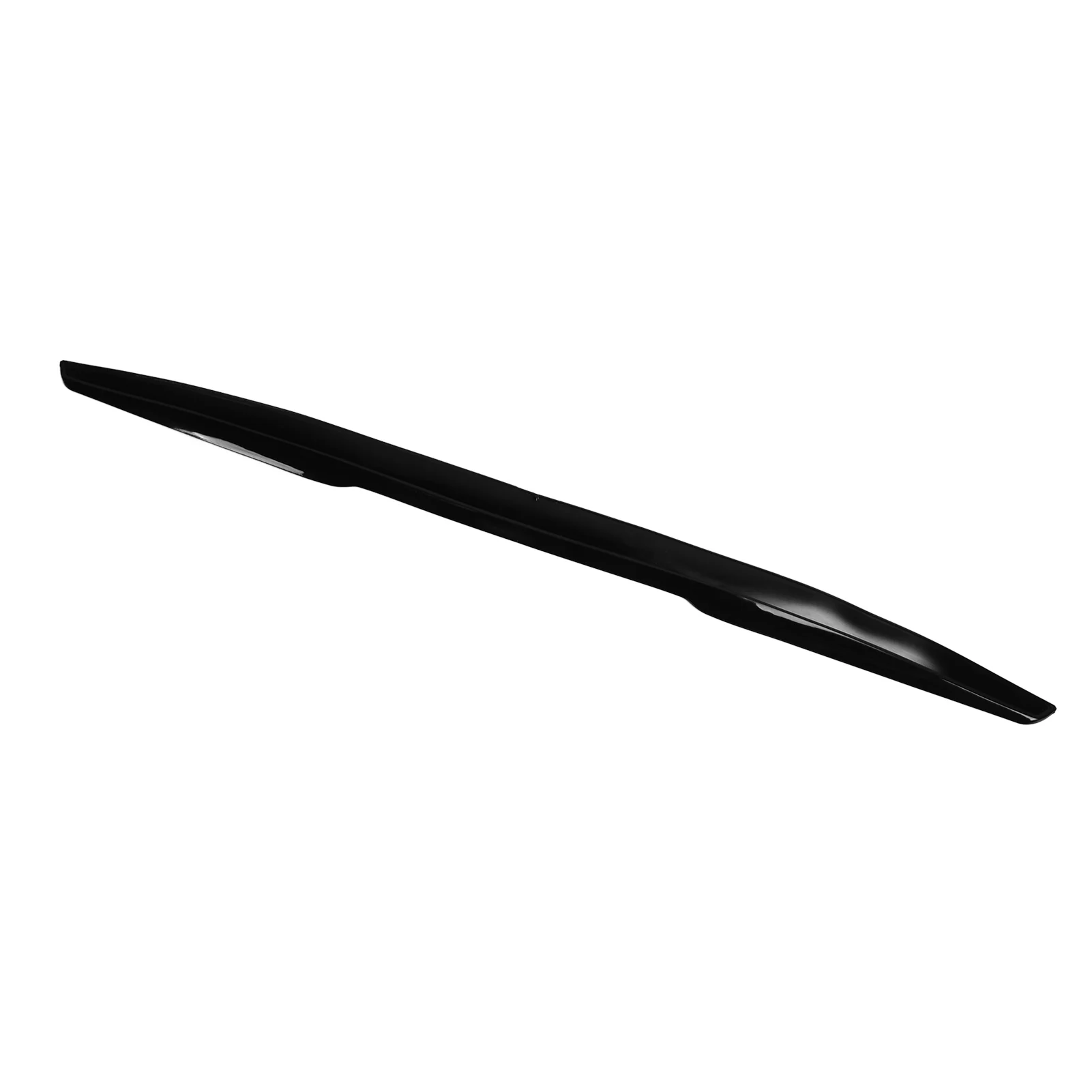 113cm * 7cm tetto posteriore tronco Spoiler labbro coda ala gomma nero lucido Anti UV per auto vernice Anti-ultravioletto lucido - immagine 3