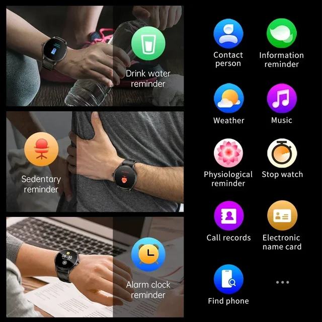 New KUMI GW5 Pro 1.43' AMOLED NFC Waterproof IP68 Bluetooth 5.2 100+ Sport Heart Rate Blood Pressure Oxygen Monitor Smartwatches 3