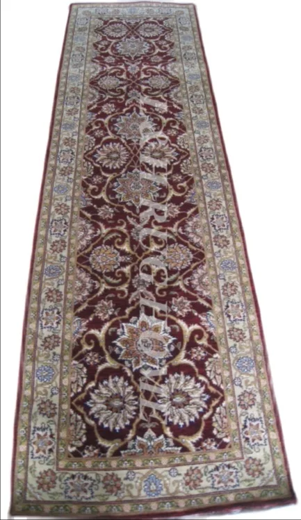 

Free shipping 2.5'x9' 160 Line persian woolen carpet , hand knotted persian runner Oriental handmade Persian Rug mixed colors