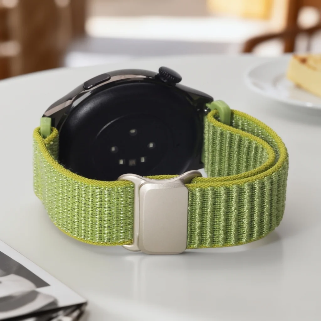 Nylon Magnetic Sports Strap Wristband, 22/20mm