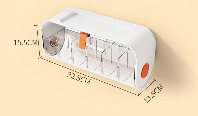 Multifuctional Socks Underwear Storage Artifact Wall-Mounted Punch Free Rack Holder Organizer