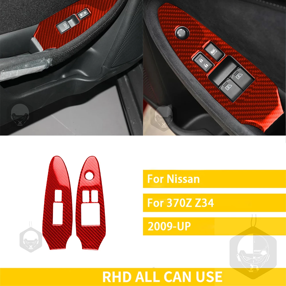 For Nissan 370Z Z34 2009-2018 Accessories Car Carbon Fiber