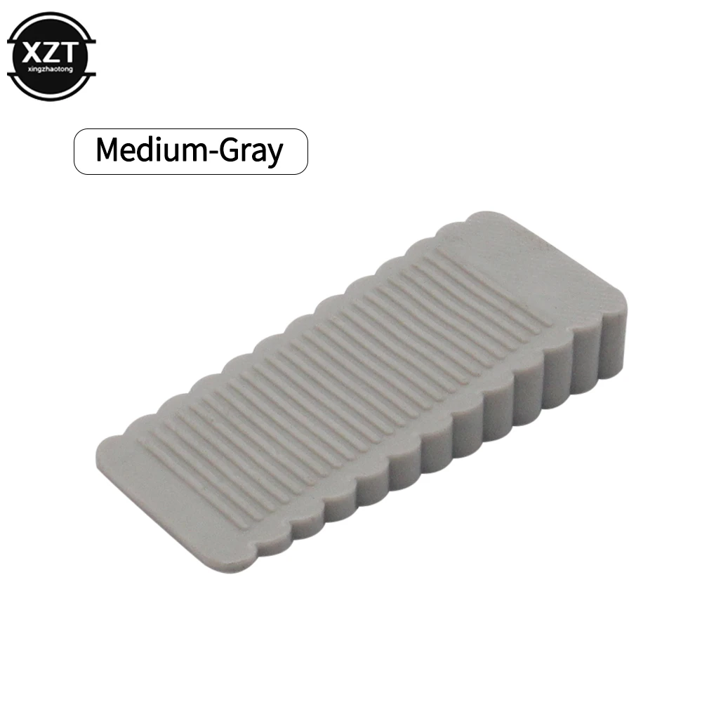 Rubber Door Stopper 1pc Silicone Anti-collision Safety Door Stopper 4-26mm Joints Household Improvement Accessories silicone door stopper door stopper bumpers door stopper silicone rubber bumpers