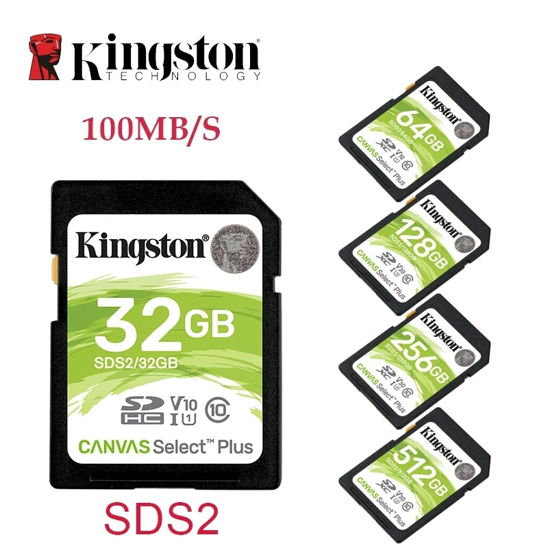 OriginalKingstonHighSpeedSDCard64GB128GB256GB5125GBSDS2