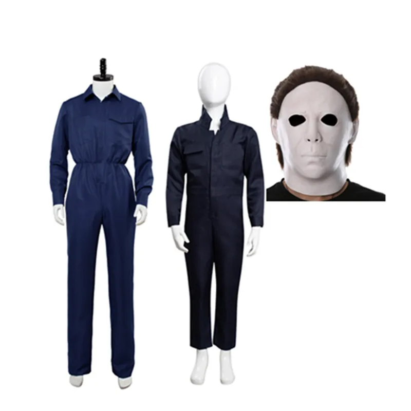 

Adult/Kids Michael Myers Cosplay Costume Movie Halloween Men Boys Jumpsuit Mask Outfits Halloween Carnival Party Suit