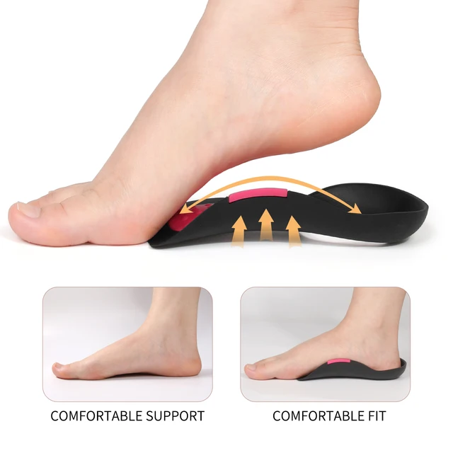 New upgraded arch support insoles,  removable in height-increasing arch pads, ,suitable for X-shaped legs and flat feet. 2