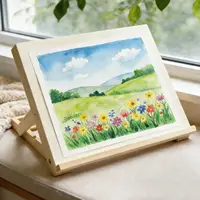 Desktop Easel Wooden Adjustable Angle Foldable Board Foldable Painting Easel Tabletop for Adults Beginners Teens Artists 5