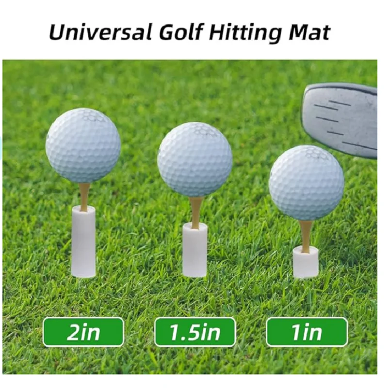 Golf Practice Tees 3 Pieces Packed 25mm/38mm/50mm Golf Rubber Tee Indoor And Outdoor Sport for Driving Range And Practice Mat 5