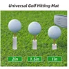 Golf Practice Tees 3 Pieces Packed 25mm/38mm/50mm Golf Rubber Tee Indoor And Outdoor Sport for Driving Range And Practice Mat 5