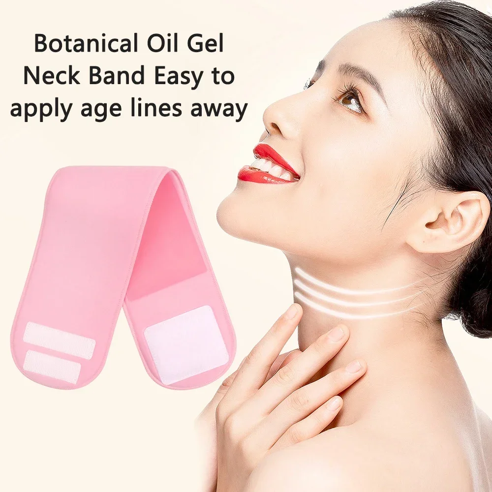 Silicone Nursing Neck Pad Neck Strap Tightening Reusable Gel Spa Neck Mask Moisturizing Nourishing Neck Lift Skin Care Neck Care
