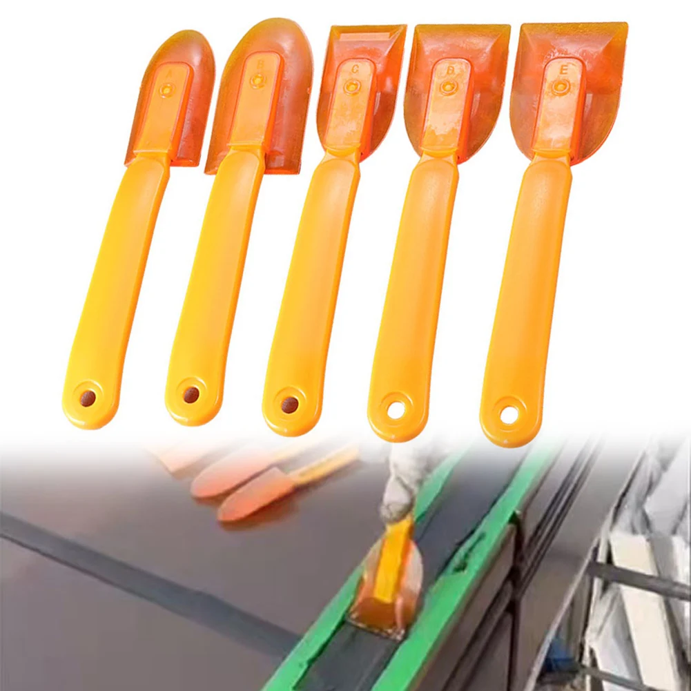 5 stücke Gummi Caulk Abdichten Silikon Dichtstoff Finishing Werkzeug Multifunktionale Dichtstoff Spachtel Treuer Silikon Caulk Finishing – Detail 7