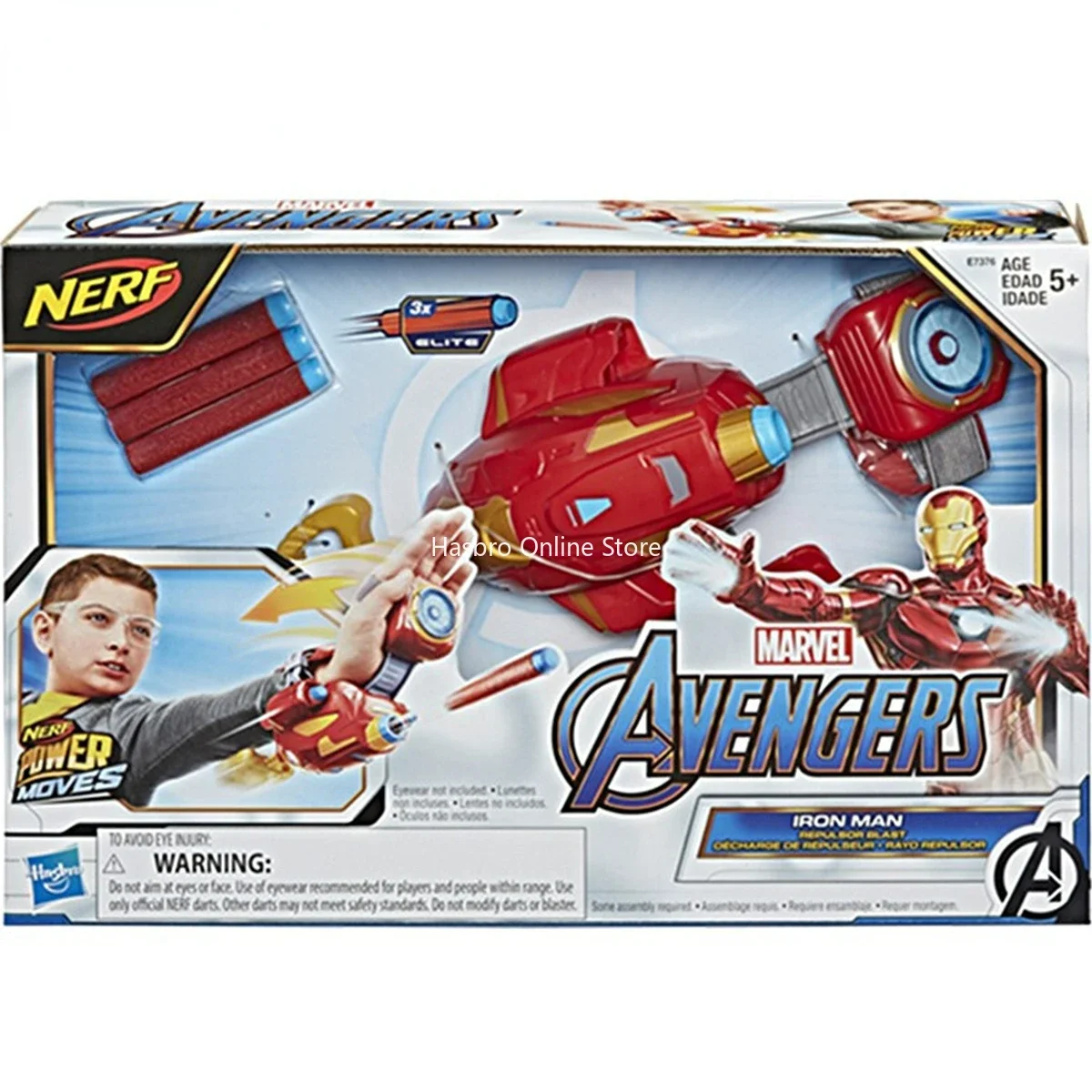 hasbro-Мстители-nerf-мощность-двигается-marvel-Железный-человек-репульсор-взрыв-перчатка-Дротика-запуск-ролевых-игр-Игрушки-для-детей-Рождественский-подарок-e7376