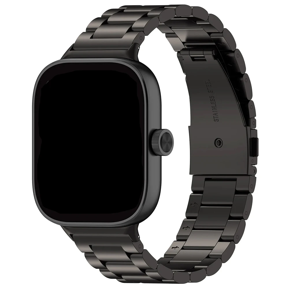 Stainless Steel Metal Bracelet Watchband - Premium Replaceable Business Strap