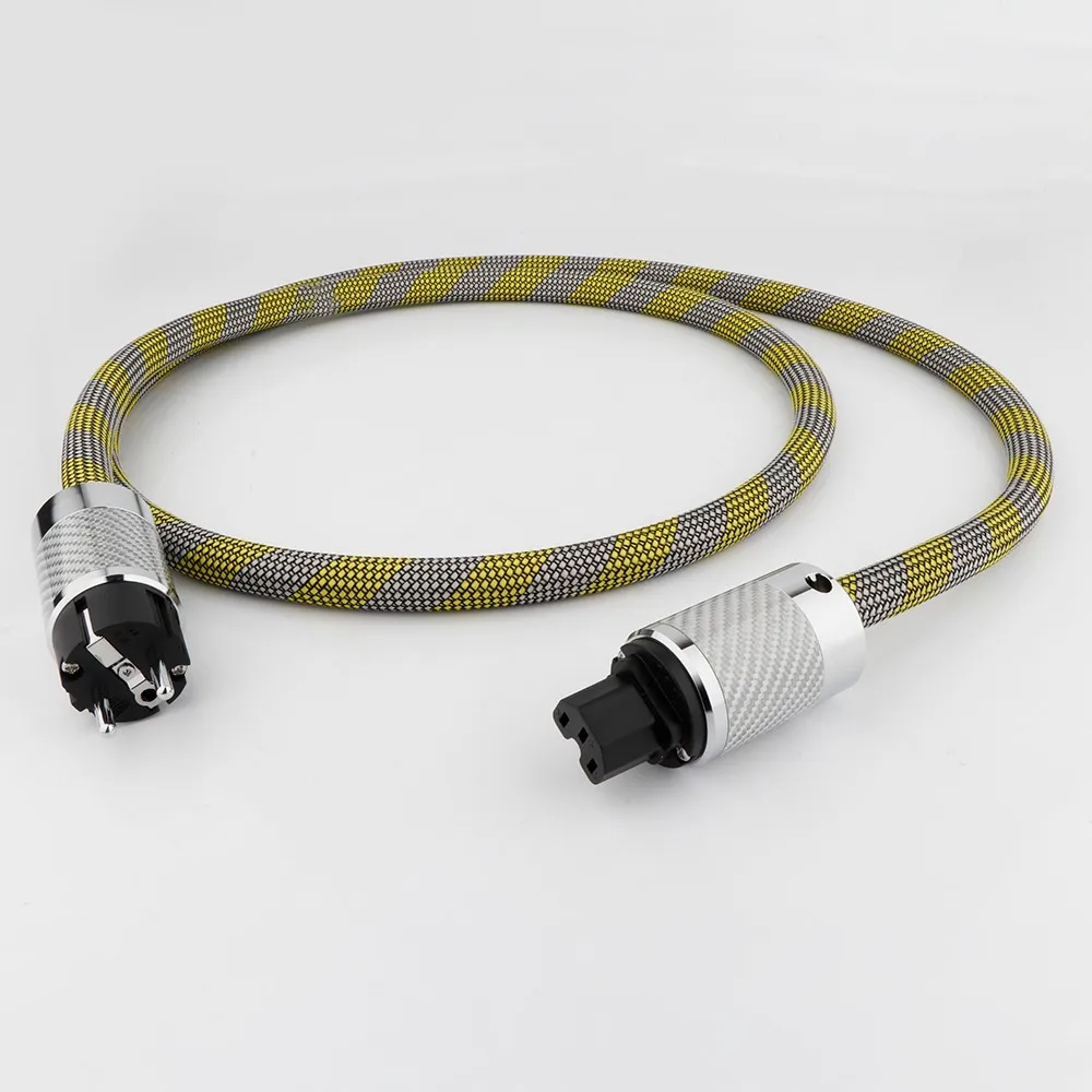 HiFi Ŀ ̺ 125V 15a ̿  Ŀ ڵ ī ̹ ÷ + IEC320 C13 ĿͰ ִ  AC  ̾