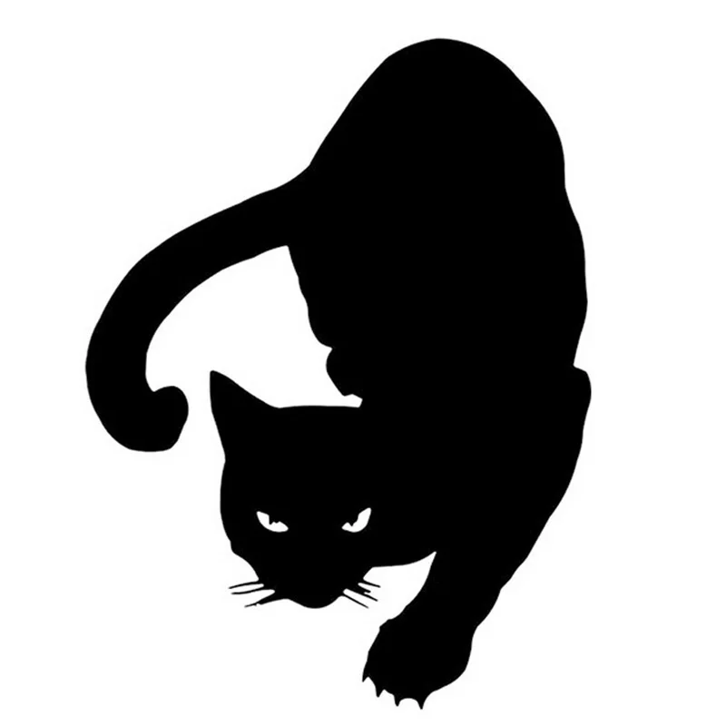 

Funny Pet Cat Car Stickers Decals Automobile Motorcycle Accessories Car Styling Waterproof Cover Scratch Decal PVC,16cm*12cm