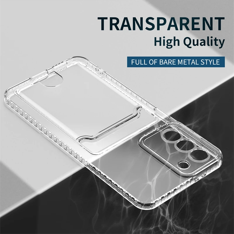 Soft Card Slot Holder Phone Case For Samsung A56 A36 A16 A26