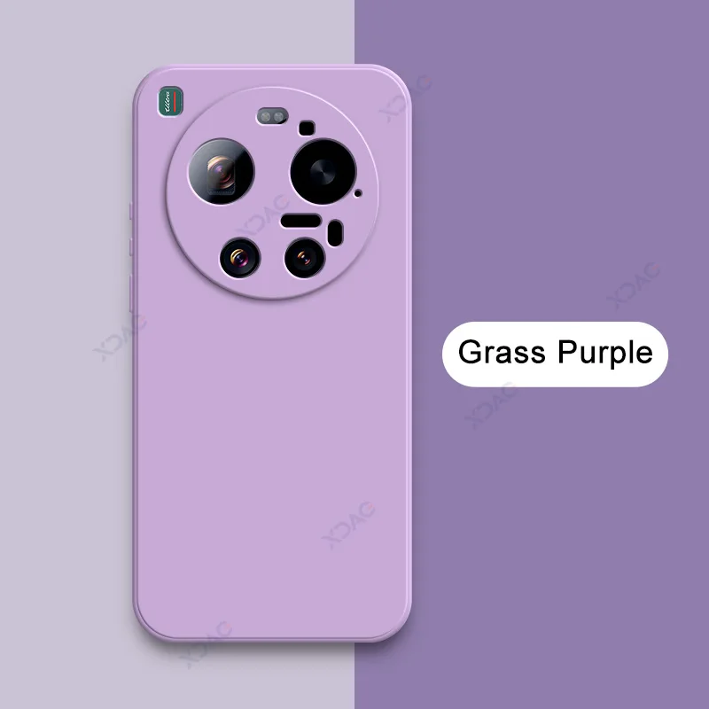 Premium Double Layer Liquid Silicone Phone Case with Soft Square Design - Enhanced Protection Armor Housing