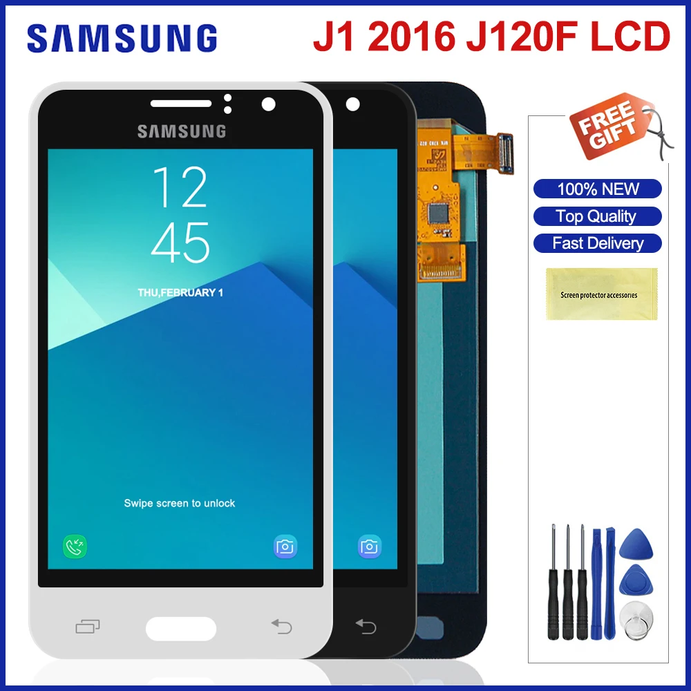 J120 Display Screen For Samsung Galaxy J1 2016 LCD Display Touch Screen