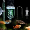 CO2 Diffuser Aquarium Glass Spiral Carbon Dioxide Atomizer Diffuser With Suction Cup Aquarium Planted Fish Tank Accessories 6