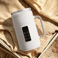 Bouilloire électrique 800 ml, cuiseur à porridge programmable, pot spécial portable en acier inoxydable 304, tasse santé multifonctionnelle, cuiseur à riz 500W 6