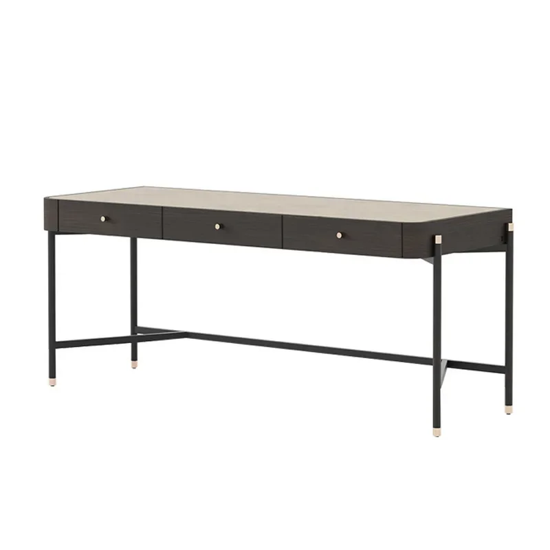 Desk desk slate computer table home study solid wood writing desk