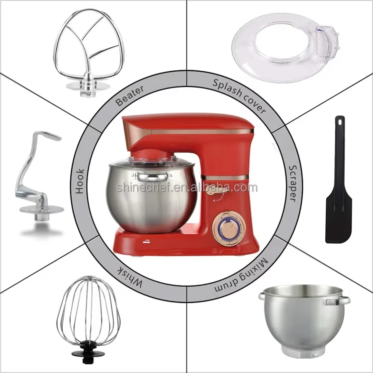 Batidora Kitchen Stand Mixer 5L 6L 6.5L 7L Dough Bread Cake Mixer Electric Food