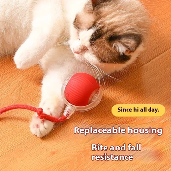 USB Rechargeable Smart Cat Toy Ball 13