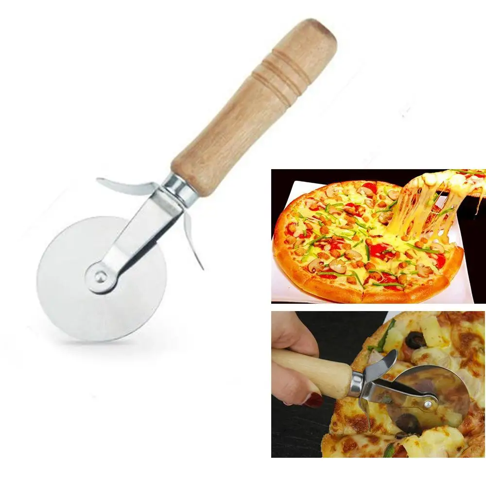Stainless Steel Pizza Cutters Pastry Roller Cutter Pizza Knife Cookie Cake Roller Wheel Scissor Bakeware Kitchen Accessories