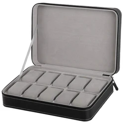 Caja organizadora multifunción para reloj inteligente, bolsa de almacenamiento portátil con 6, 10 y 12 rejillas, para Apple Watch