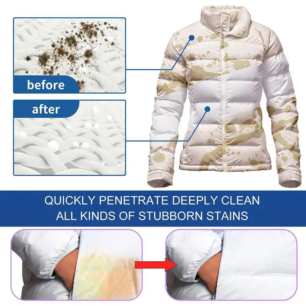 Clothing Stain Removal Wet Wipes Clothes Cleaning Wipes Individually Packaged Clothes Removal Remover Wipes Down Wipes Jacket Stain Cleaning Wet Cleaner