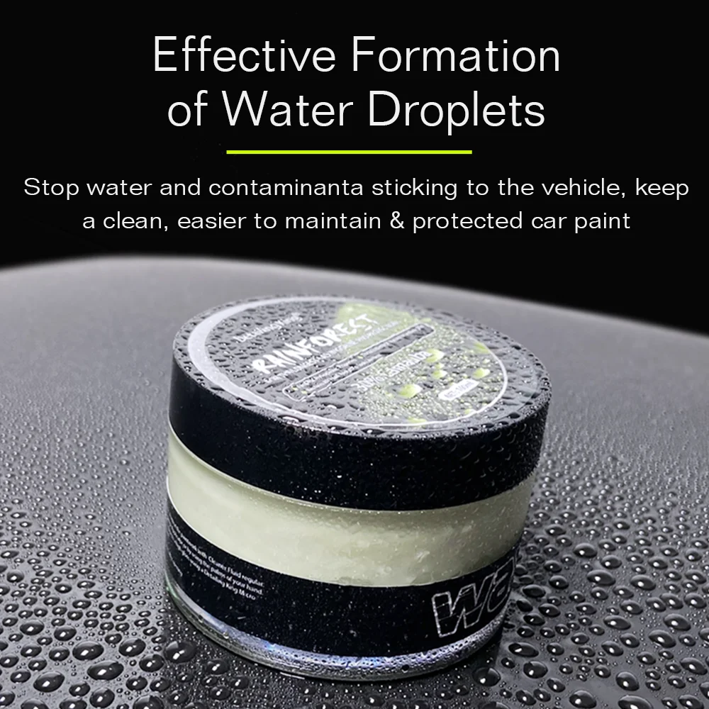 【DK】Rainforest Car Detailing Wax 30% vol. Carnauba Essential Oils Wax UV Resist Long-Lasting Protection Car Waxing Care
