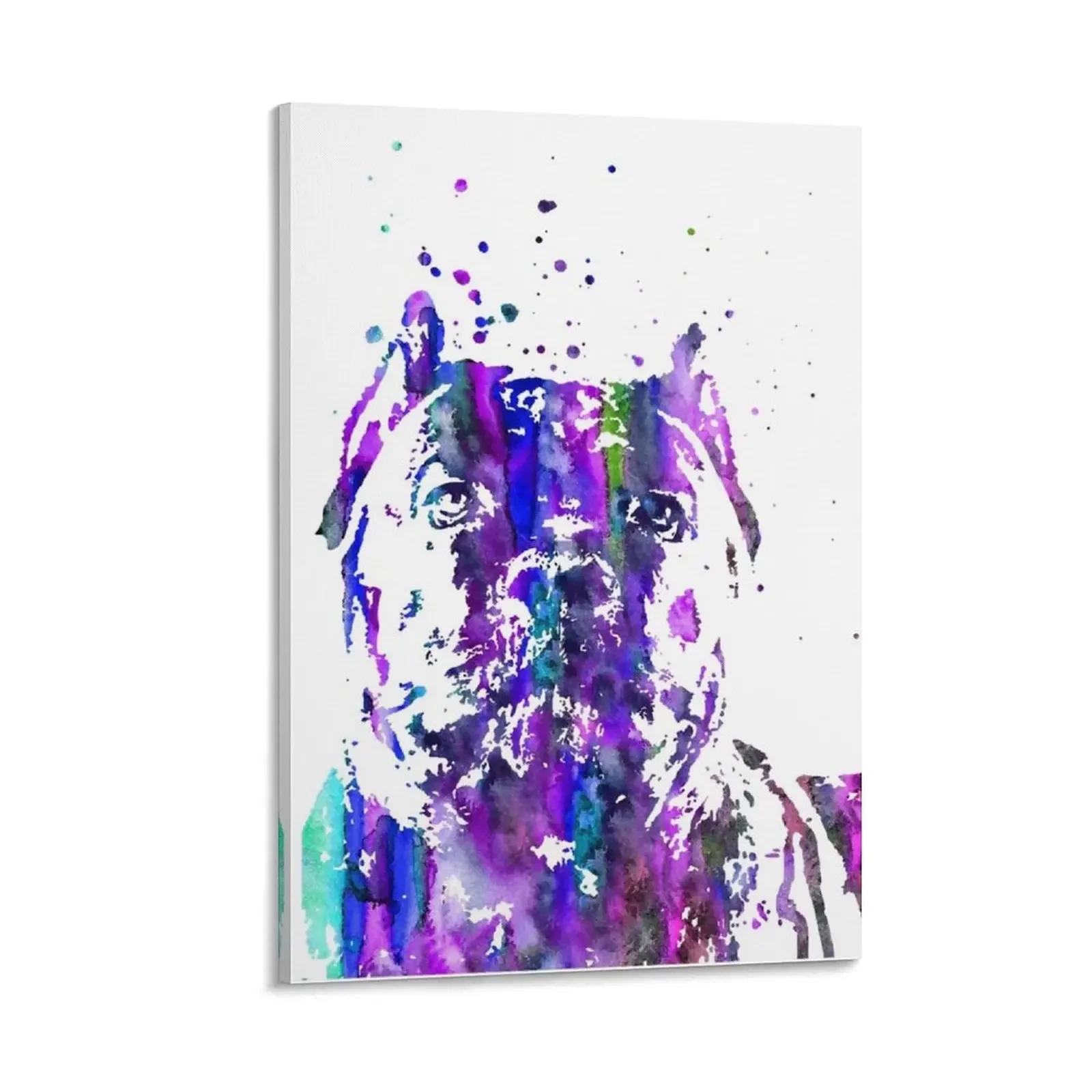 Cane Corso, Cane Corso Cane, Cane Acquerello Corso, Maschera Italiana Pittura Su Tela Poster Decorazione Della Stanza