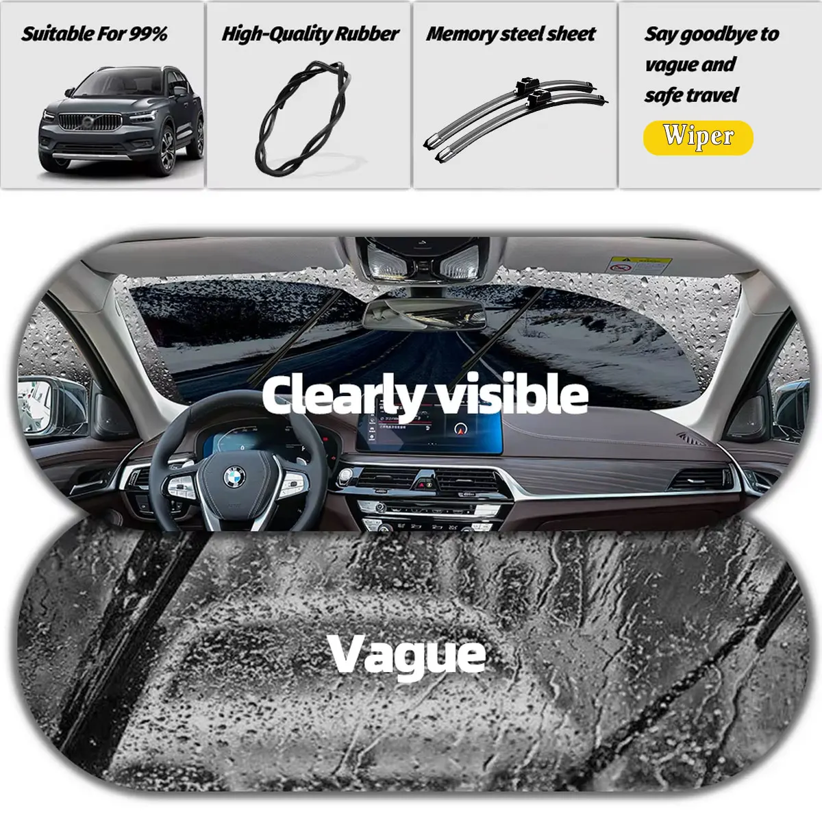 Premium Front Wiper Blades
