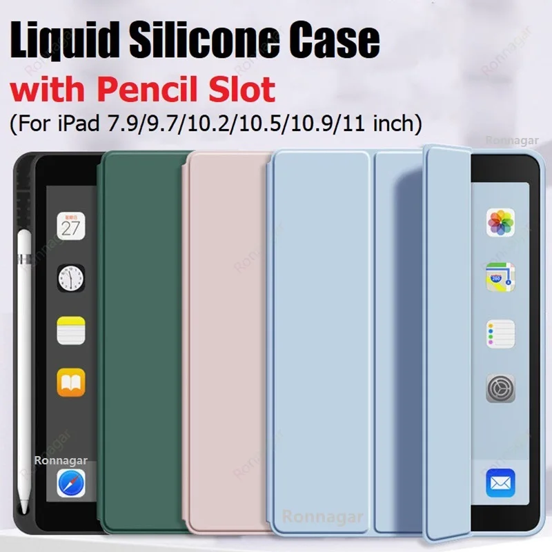 Con Portamatite Per Ipad 10.2 Pollici 2021/2020 Ipad 9Th/8Th Generation 2019 Ipad 7Th Gen Smart Case Auto Sleep/Wake Cover
