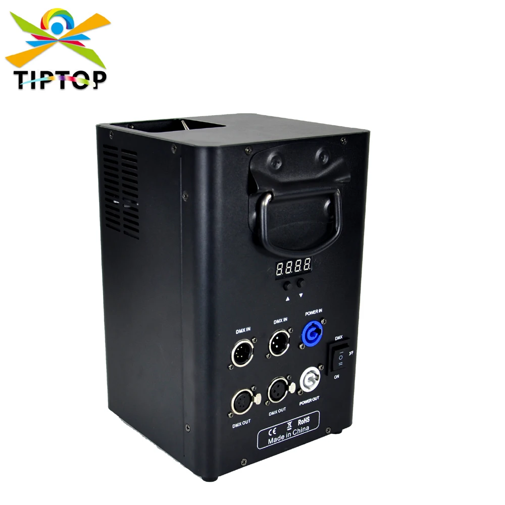 Tiptop Tp-T159 Mini Stage Flame Machine 4M Dmx Cable Solenoide Valvola Del Gas Interruttore Per Barca Us Eu Au Power Plug Portatile Di Piccole Dimensi